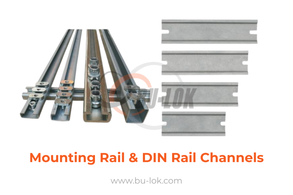 Mounting Rail & DIN Rail Channels - www.bu-lok.com